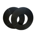 balck painted banding tensile manufacturers of blue coil manual ribbon wound tempered steel strapping for packing
